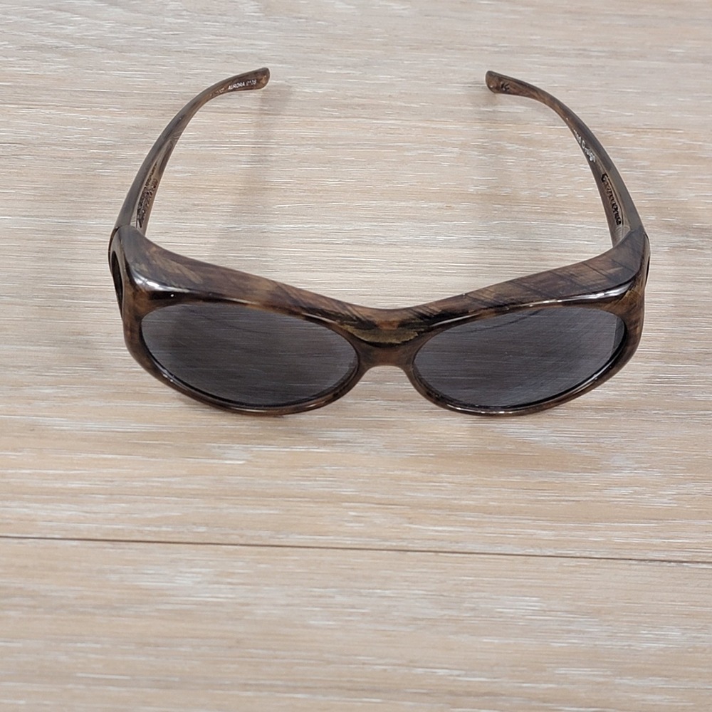 Jonathan Paul Fitovers Aurora AU003 Brown Tortoise Polarized Sunglasses UV 400